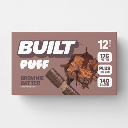 BUILT Brownie Batter Protein Puff, view 8